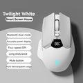 Elvon Wireless Mouse – Silent Clicks, Smarter Power Display